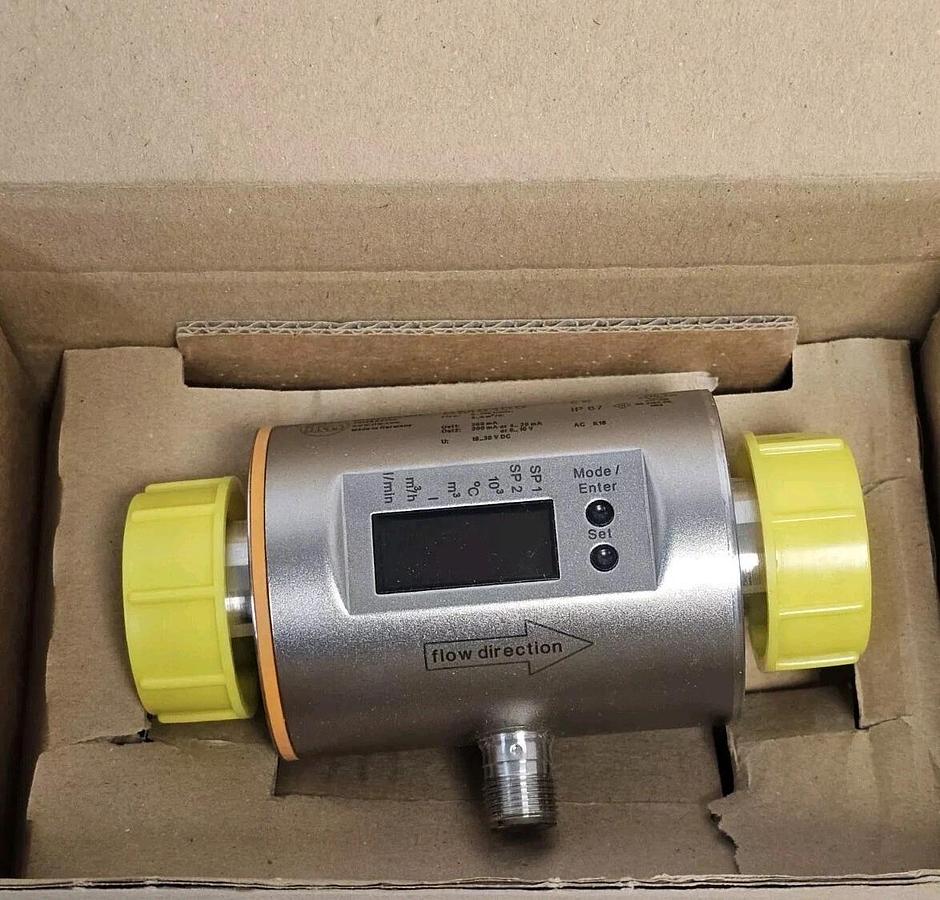 Used NIB IFM EFECTOR SMR11GGXFRKG FLOW METER SM8100