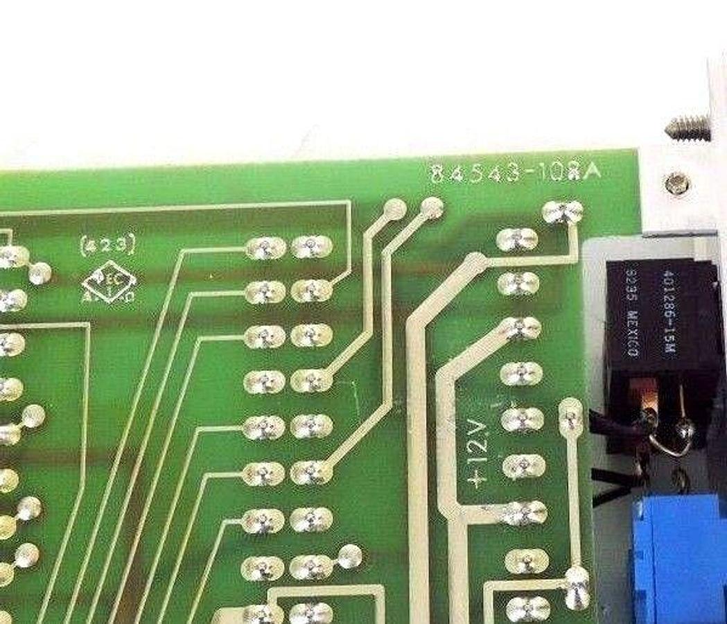 Used RELIANCE ELECTRIC 107172-001RT BOARD 107172001RT 84543-108A 0-48652