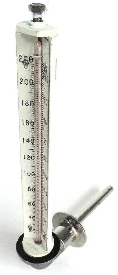 Used TAYLOR CLEANLINER 20-200 DEGREE INDUSTRIAL THERMOMETER W/ PROBE