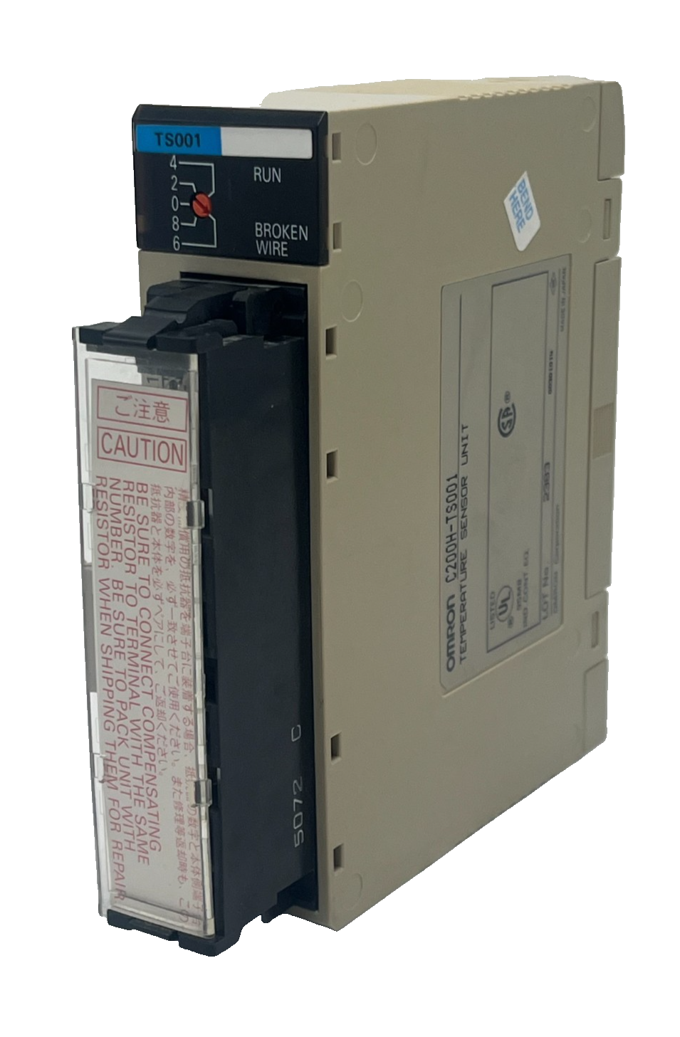 Used OMRON C200H-TS001 C200HTS001 Temperature Sensor Unit I/O Module PLC, NSNP