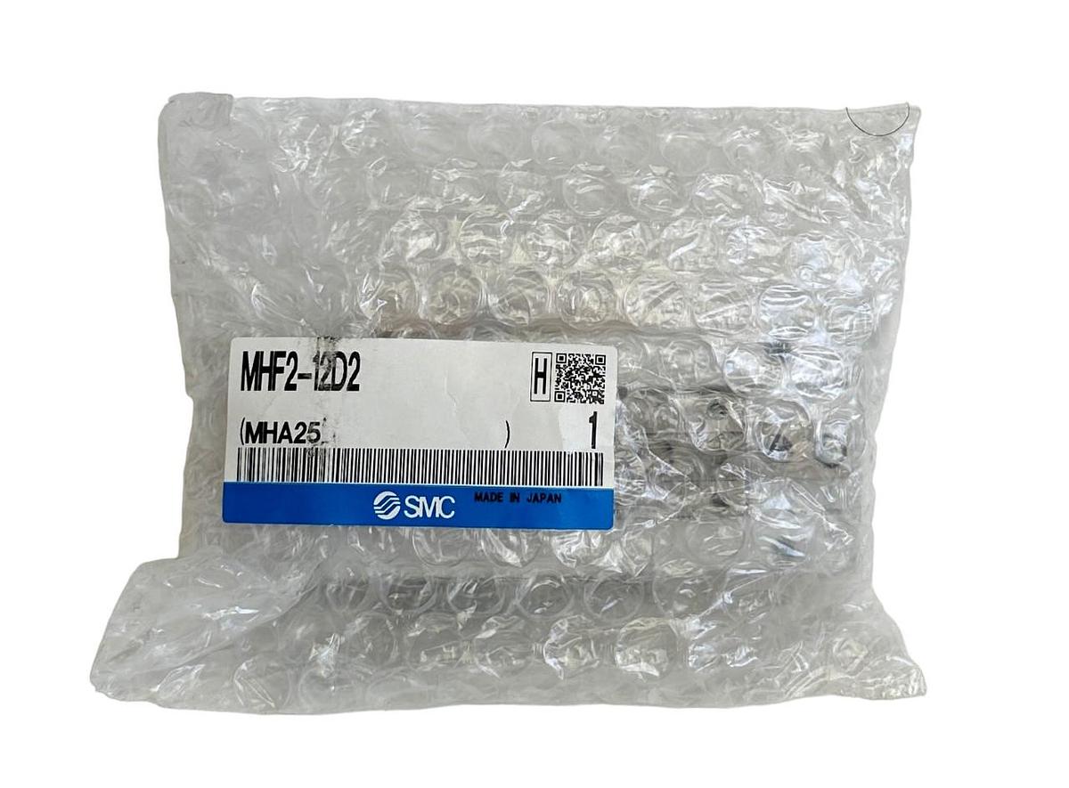 Used NEW SMC MHF2-12D2 / MHF212D2 PNEUMATIC GRIPPER 12mm CYLINDER BORE LOW PROFILE