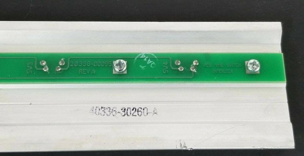 Used EUROTHERM DRIVES 20336-00095 REV. A VME SWITCH INTERLOCK BOARD PCB 336-30260-A