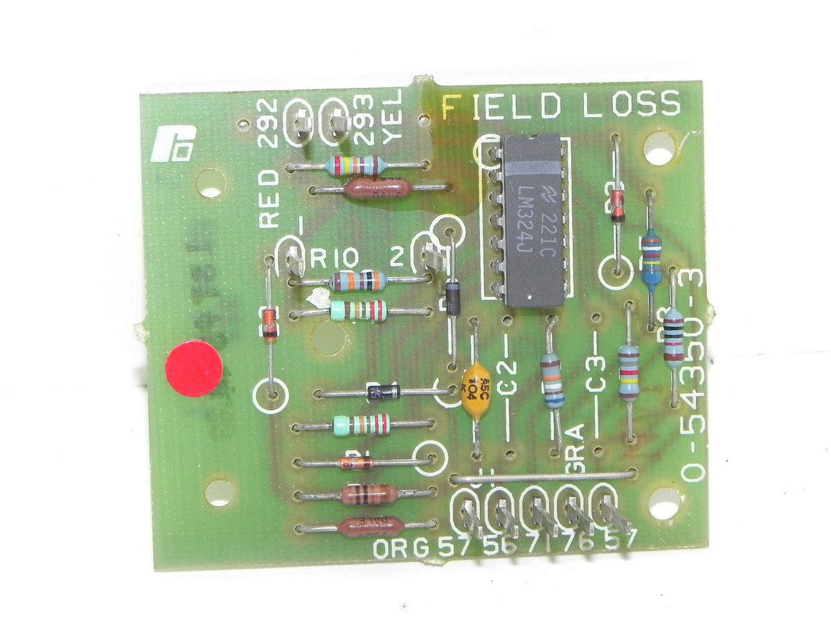 Used RELIANCE ELECTRIC 0-54350-3 FIELD LOSS BOAD 0543503