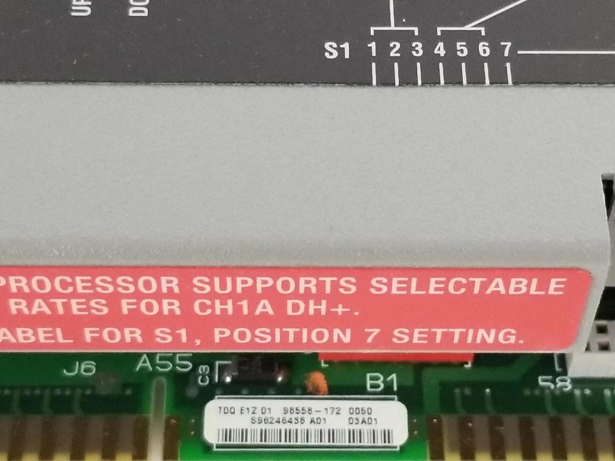 Used ALLEN BRADLEY 1785-L11B/E PROCESSOR MODULE REV. M01 F/W REV. E.2