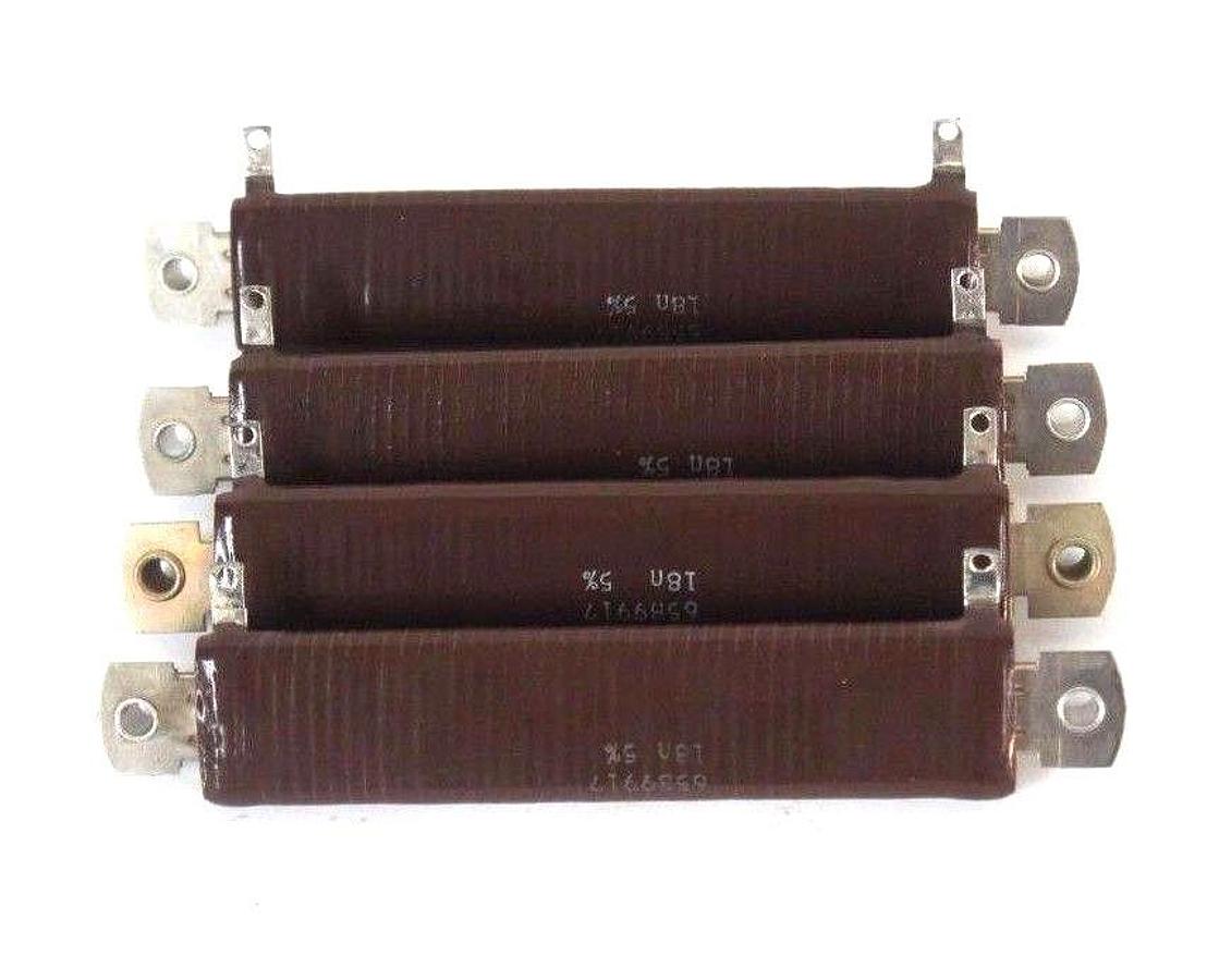 LOT OF 4 NEW OHMITE 65B9917 RESISTORS 18 OHMS 5%