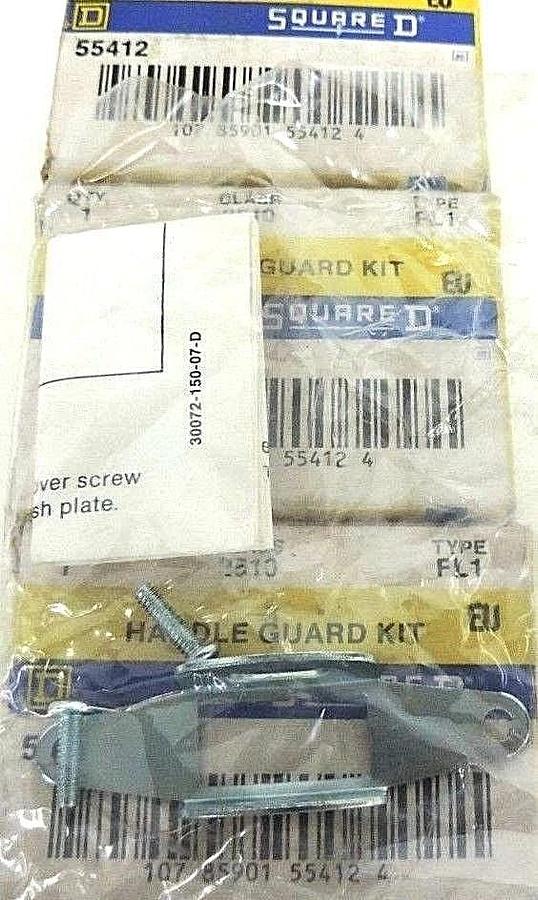 Used LOT OF 3 NIB SQUARE D 2510-FL1 HANDLE GUARD KITS 2510FL1