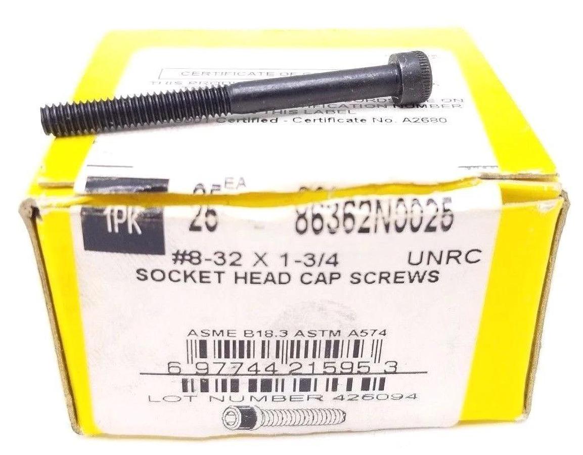 BOX OF 15 NEW HOLO KROME ALLEN 86362N0025 SOCKET HEAD CAP SCREWS 1-3/4''