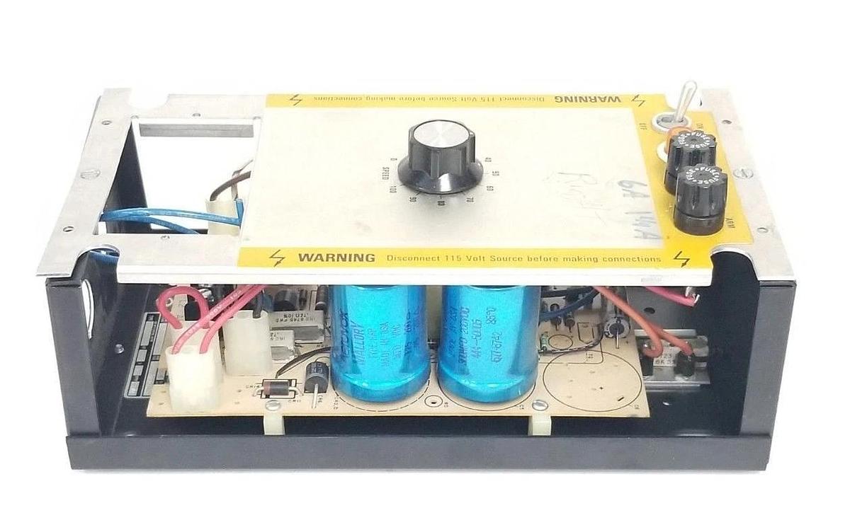 Used BODINE ELECTRIC CO. DPM-5030E DC MOTOR SPEED CONTROL DRIVE 115V (FOR PARTS)
