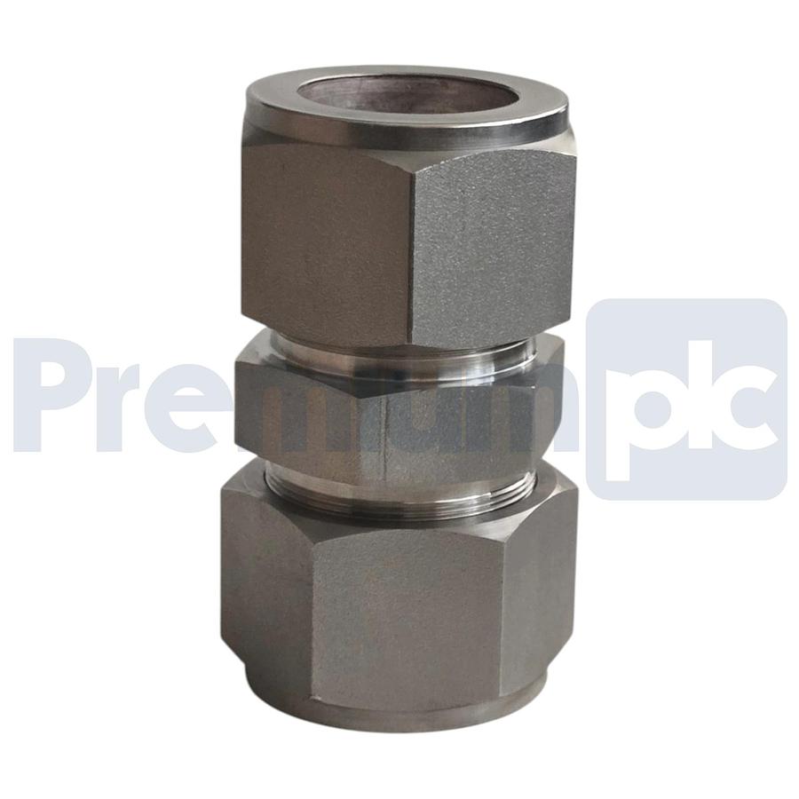 Used Swagelok SS-2400-6 Stainless Steel Tube Fitting Union 1-1/2" Tube OD NSNP