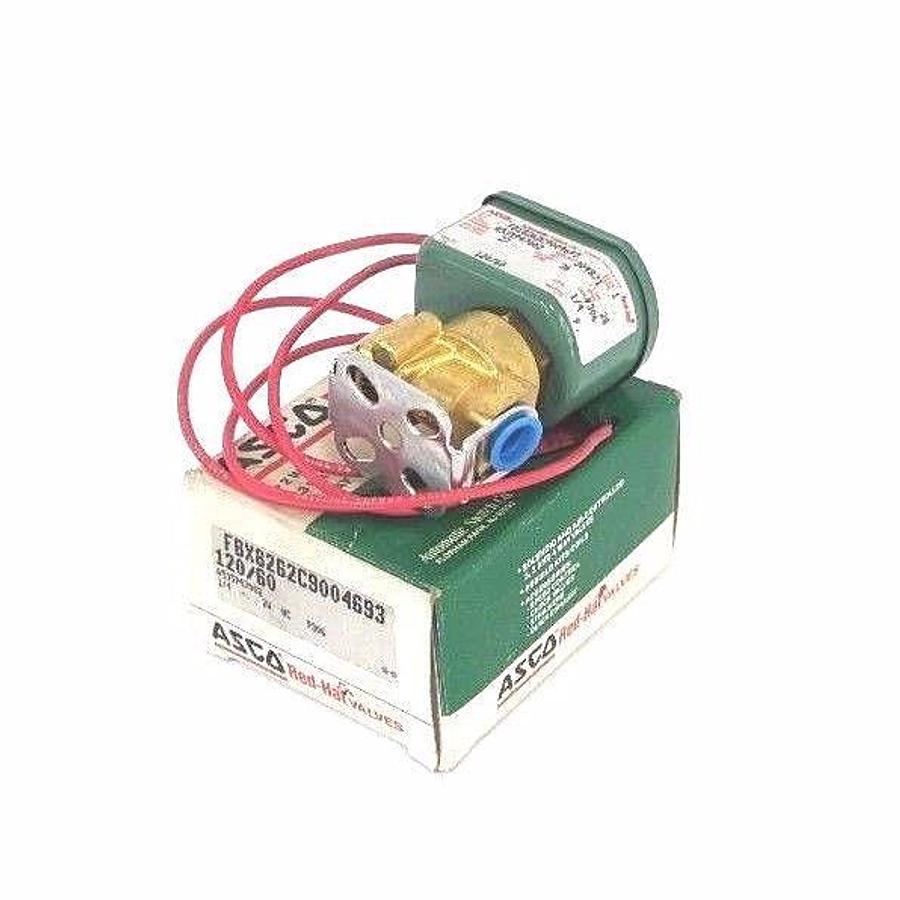 Used NIB ASCO FBX8262C9004693 VALVE 120V, 60HZ, 1/4'' PIPE, 9 WATTS