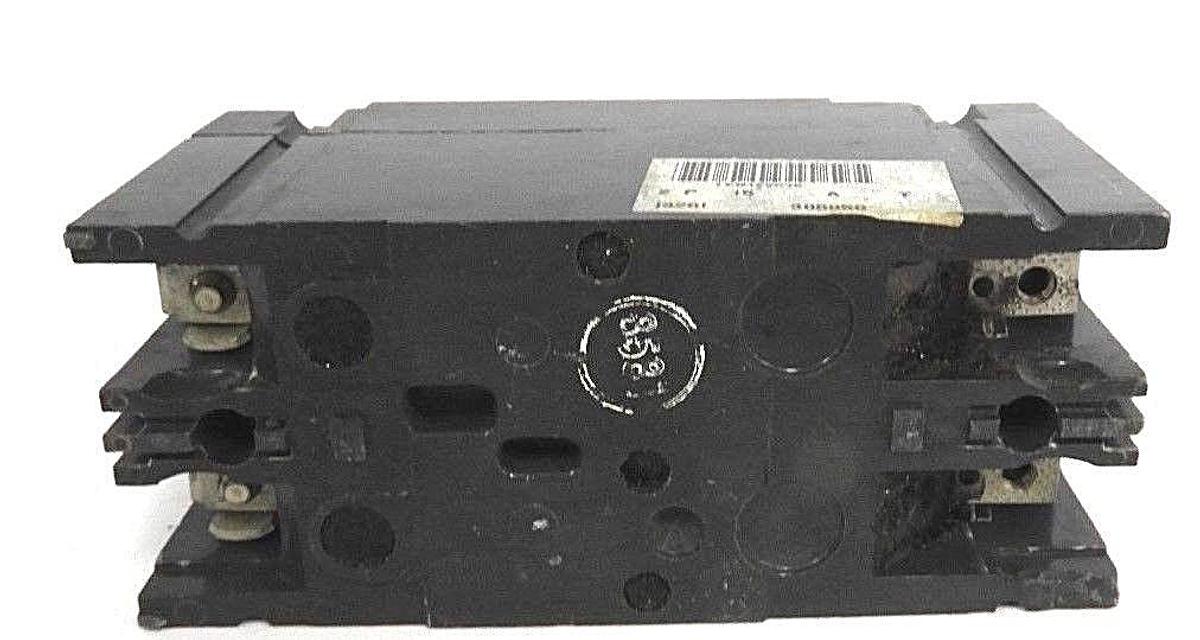 Used GENERAL ELECTRIC TEB122015 CIRCUIT BREAKER 15AMP 2POLE 240VAC