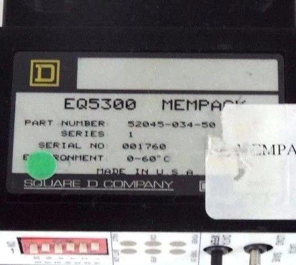 Used SQUARE D 52045-062-50 WELD CONTROL MODULE SOFTWARE VERSION GM0200G 30532-002-50A