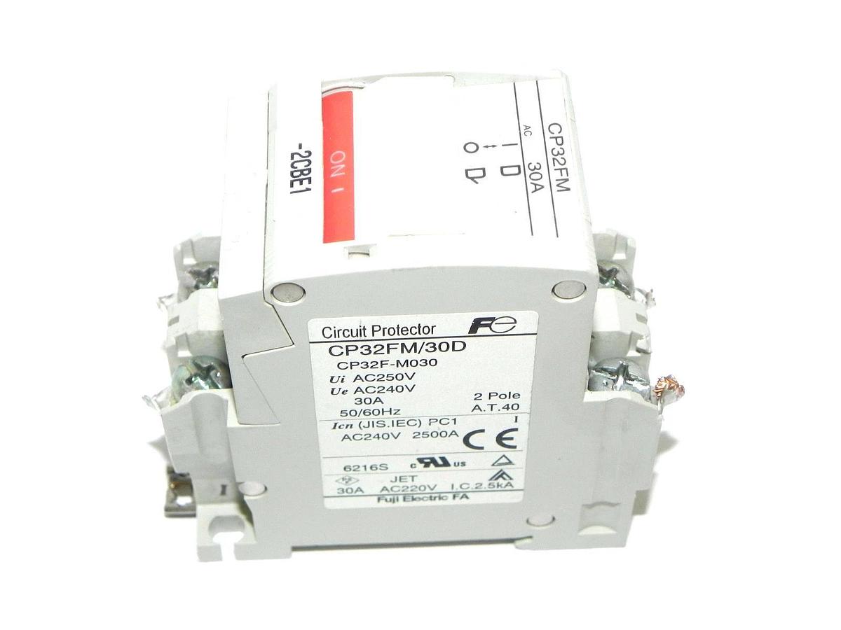 Used FUJI ELECTRIC CP32FM/30D CIRCUIT BREAKER 30A, CP32FM, CP32F-M030