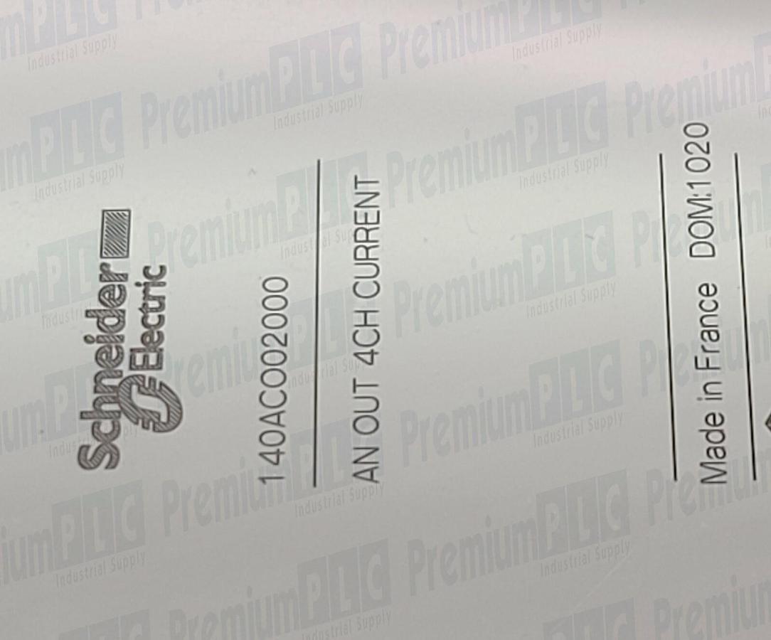 Used NEW SCHNEIDER 140ACO02000 MODICON QUANTUM ANALOG OUTPUT 4CH 140-ACO-020-00