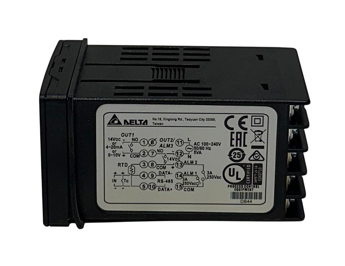 Used DELTA DTB4848VV ADVANCED TEMPERATURE CONTROLLER 100-240VAC 50/60Hz 5VA NSNP
