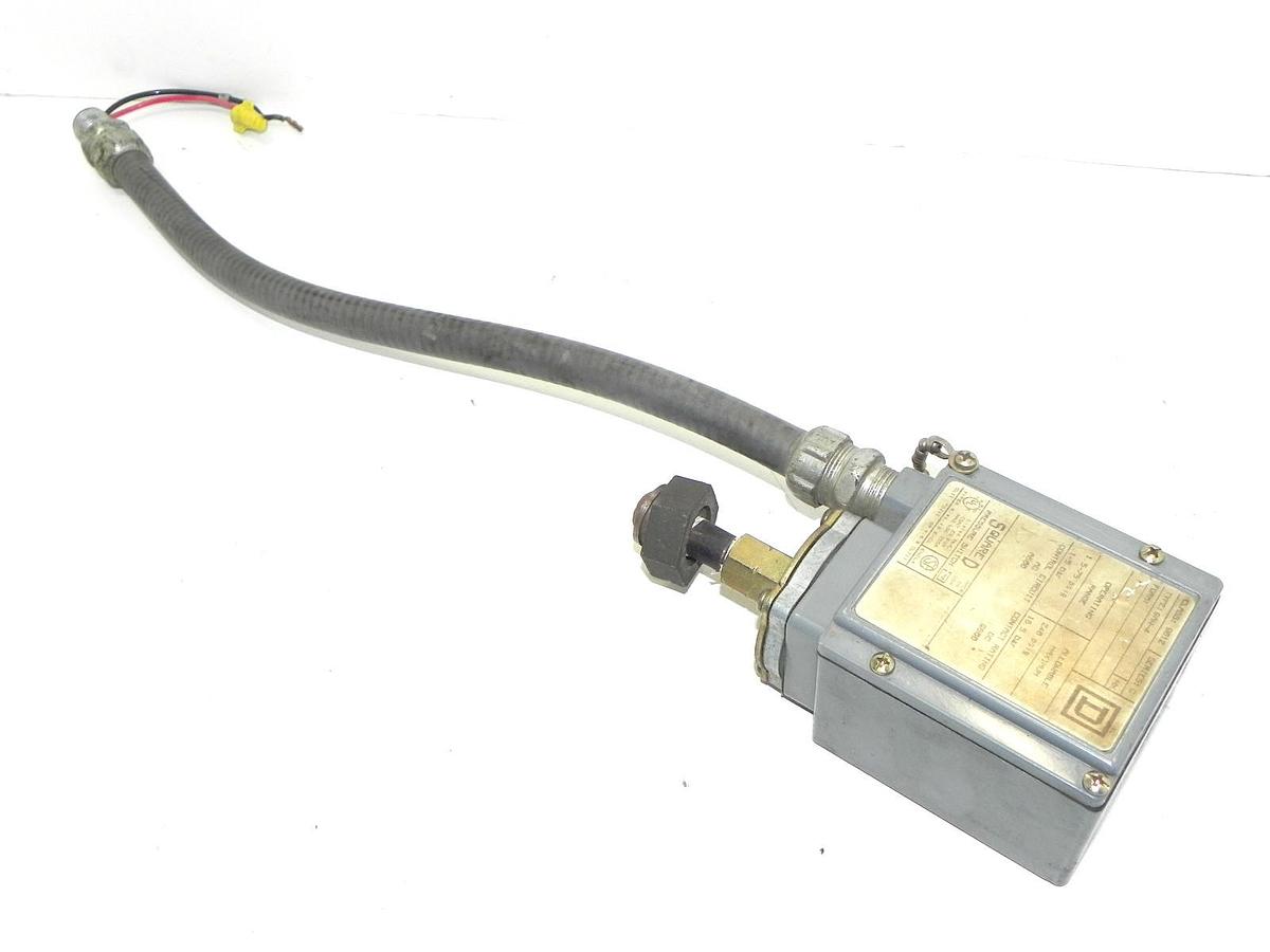Used SQUARE D PRESSURE SWITCH CLASS 9012 TYPE GAW-4