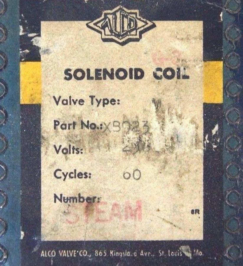 Used NEW ALCO XB923 SOLENOID COIL 220-240V, 50-60HZ