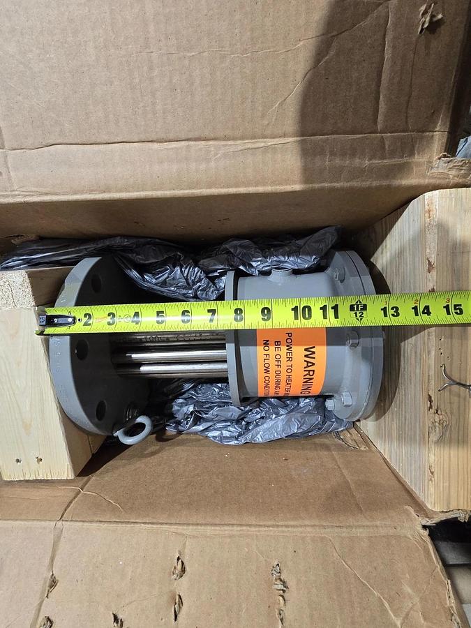 ACCUTHERM 45-857N3 5"-150# Flanged Immersion Heater 480V/3PH/25kW/1617A NSMP