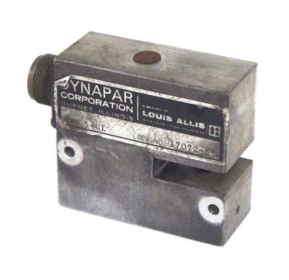 Used DYNAPAR CORP. TYPE 540L TRANSDUCER
