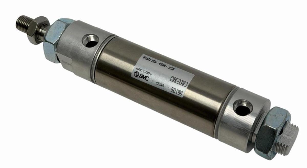 Used NEW SMC NCME125-0200-XC6 AIR CYLINDER 1-1/4'' BORE 2'' STROKE NCME1250200XC6