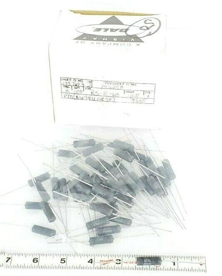 Used LOT OF 48 NEW VISHAY DALE RW74U-10R5F 9335 RESISTORS 10.5OHM R5-5-69 RW74U10R5F