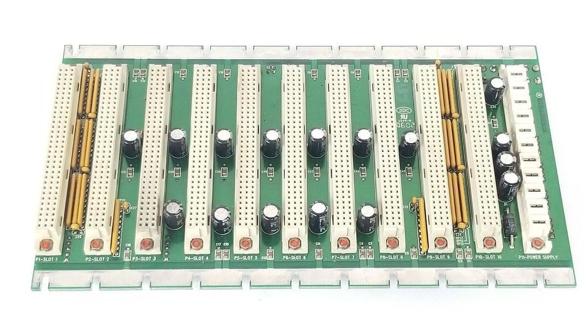 Used DELTA TAU 603464-101 UBUS 10-SLOT BACKPLANE BOARD 603464101