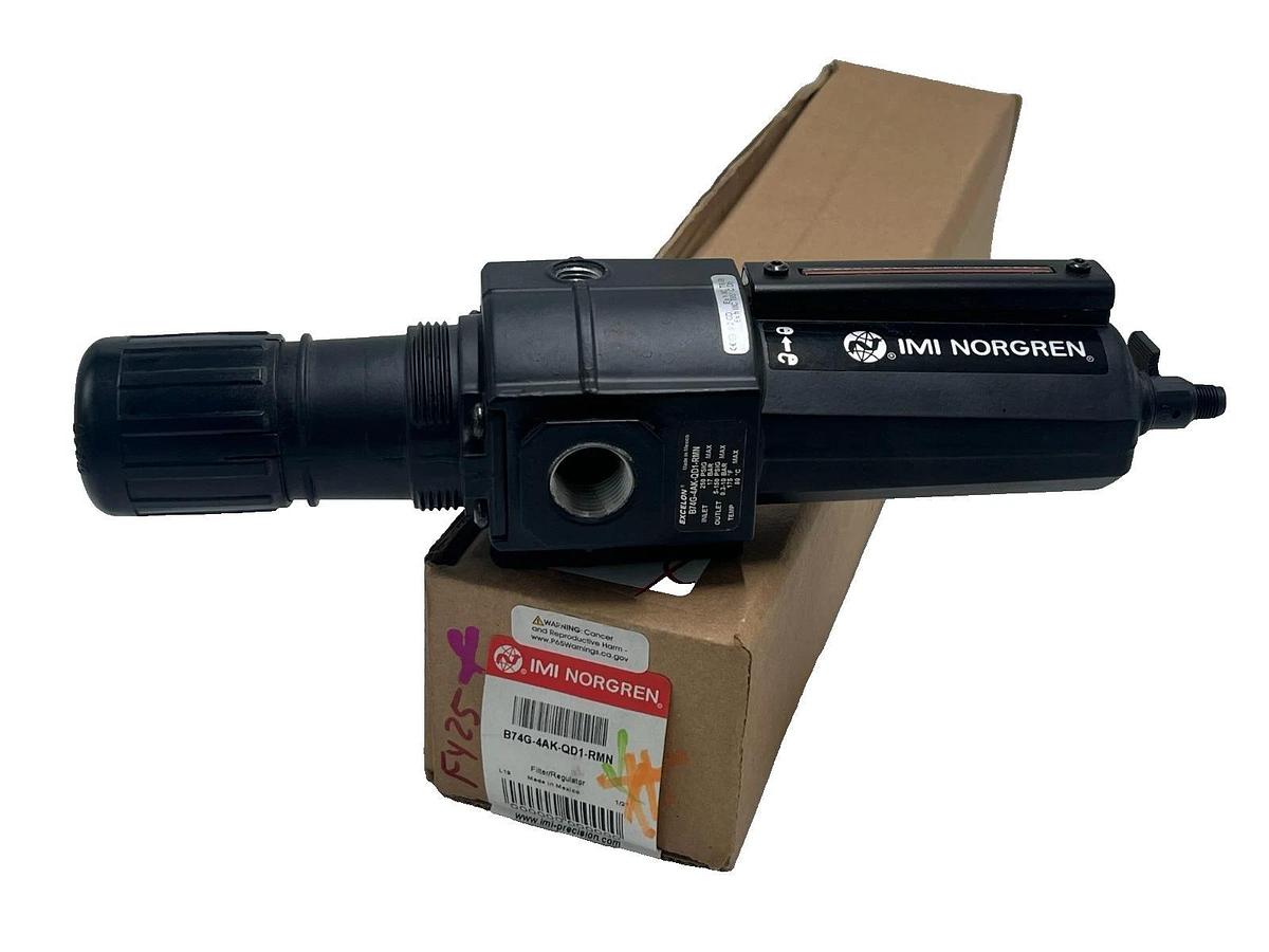 NEW IMI Norgren B74G-4AK-QD1-RMN Filter Regulator | 1/2" PTF 5-Micron 150 PSI