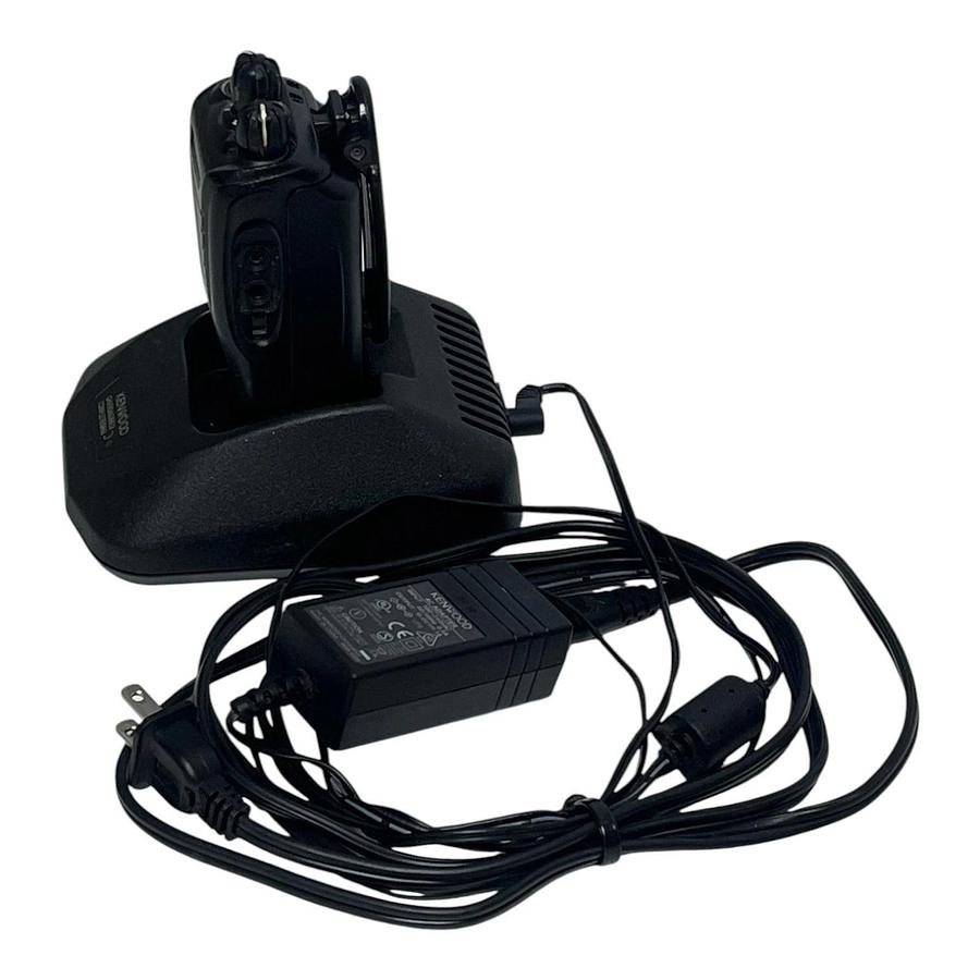 Used Kenwood TK-3360 Two-Way Radio with KSC-25 Rapid Charger No Antenna