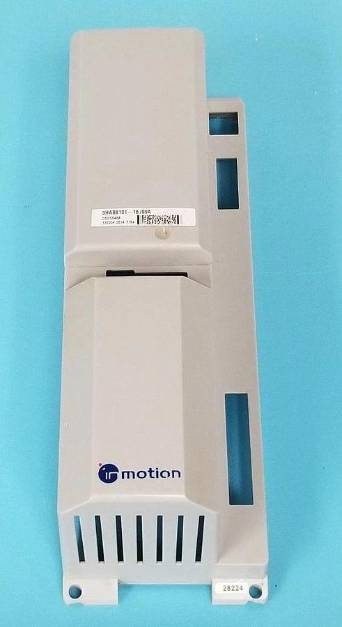 Used ABB INMOTION FACEPLATE COVER FOR 3HAB8101-18/09A SERVO DRIVE DSQC546A