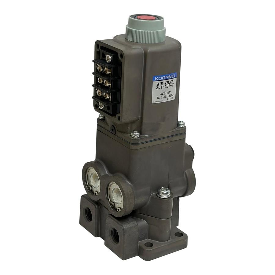 Used Koganei 254-4E1-T Air Valve AC100V Solenoid Directional Control Valve New