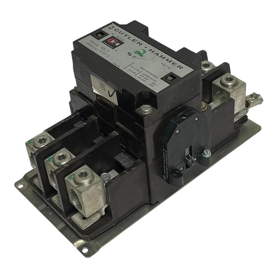 Used Cutler-Hammer C832LN1 Contactor Size 5 350A 600V w/ C320KGS20 C320KGS42