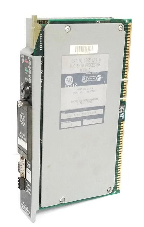 Used ALLEN BRADLEY 1785-LT4 PROCESSOR MODULE SER. A F/W REV. B 96077674