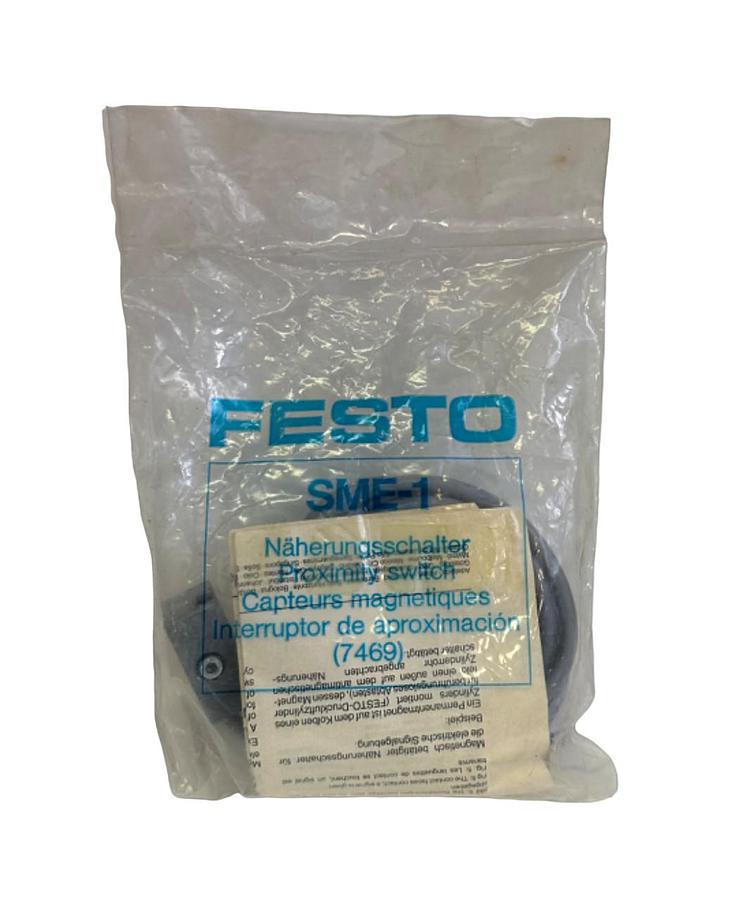Used NEW FESTO SME-1 / SME1 PROXIMITY SWITCH 220Vac W/ CABLE 7469