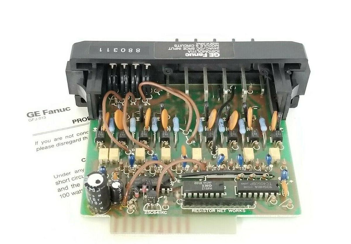Used NIB GE FANUC IC610MDL111A, 24VAC/DC SOURCE INPUT MODULE (NO LABEL ON BOX)