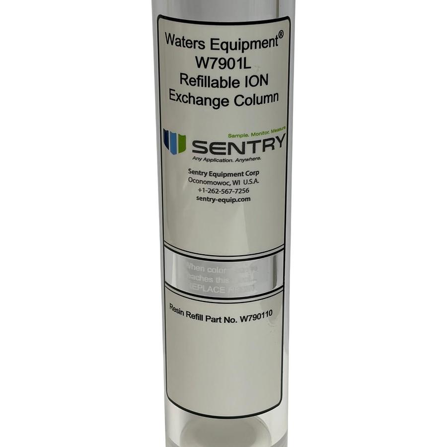 Used Sentry Waters Equipment W7901L Refillable ION Exchange Column 50 PSI