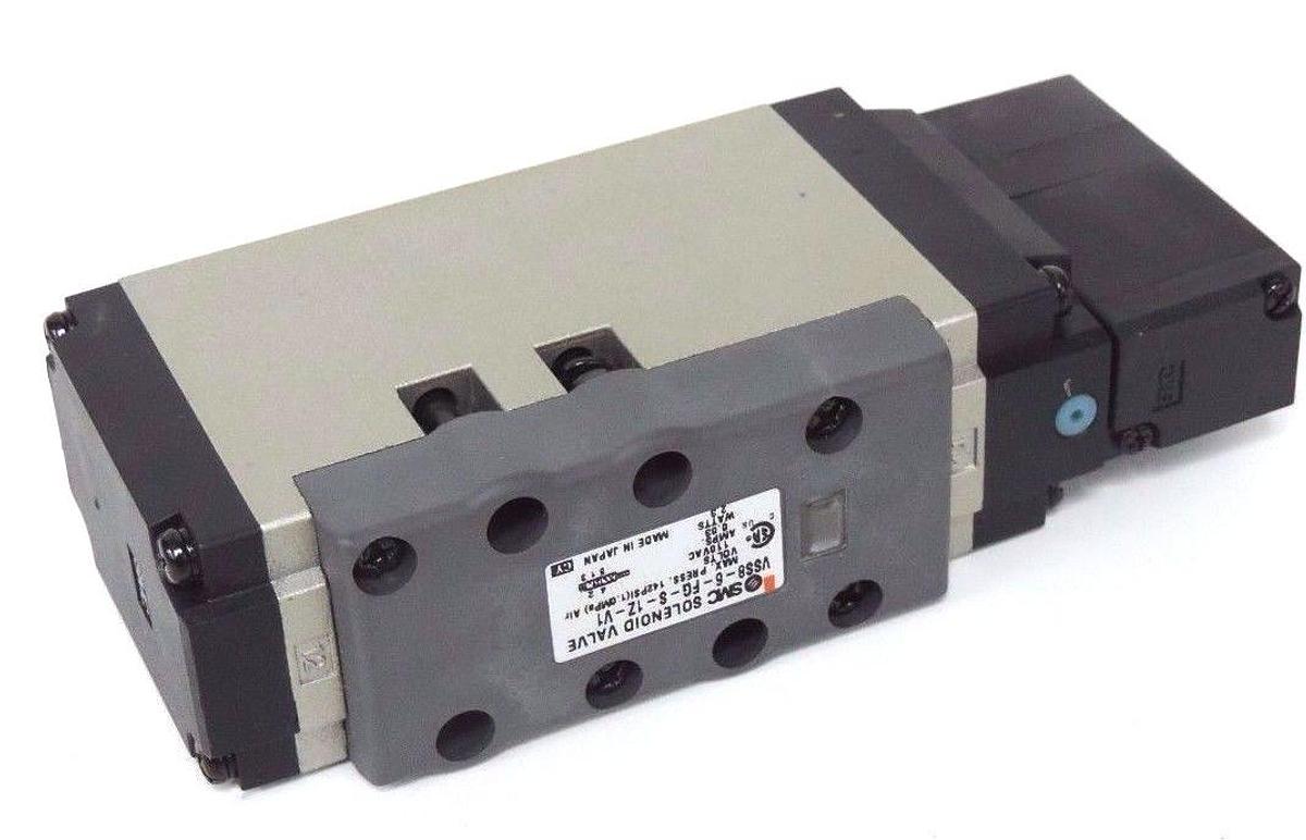 Used NEW SMC VSS8-6-FG-S-1Z-V1 VALVE VSS86FGS1ZV1 WATTS: 2.3 AMPS: 0.03 VOLTS: 110VAC