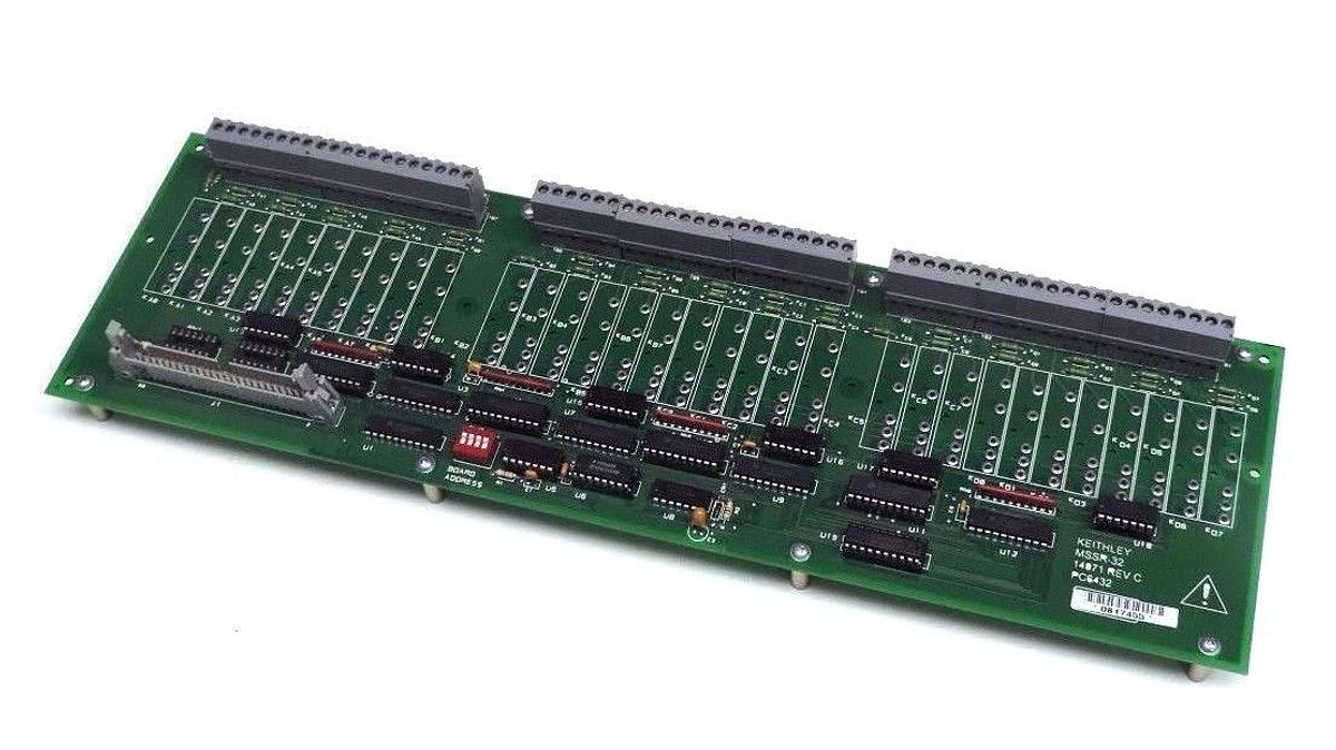 Used KEITHLEY MSSR-32 RELAY BOARD 32 CHANNEL 14071 REV C PC6432 MSSR32
