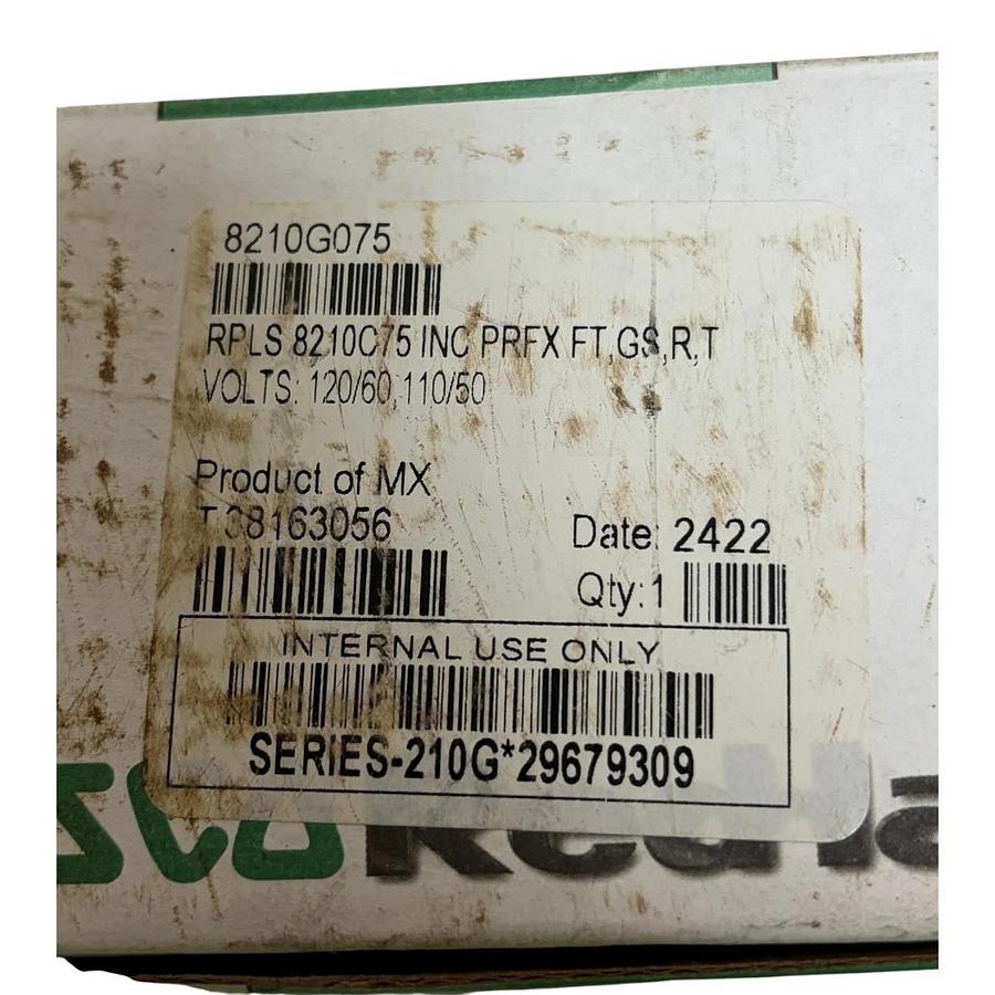 ASCO RedHat 8210G075 2-Way Normally Closed 1/2" NPT Gas Solenoid Valve 120VAC