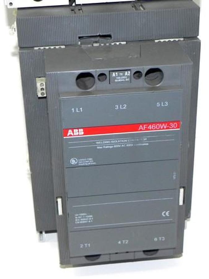 Used ABB AF460W-30 WELDING ISOLATION CONTACTOR AF460 W/ SACE S6 CIRCUIT BREAKER