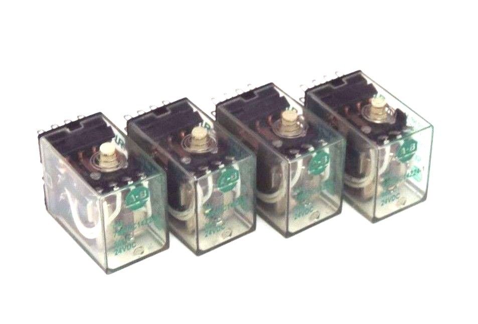 Used LOT OF 4 ALLEN BRADLEY 700-HC14Z24-1 SER. C RELAYS 24VDC, 50/60Z, 700HC14Z241