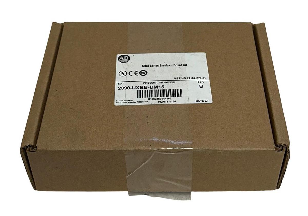 ALLEN BRADLEY 2090-UXBB-DM15 /B ULTRA 3000 SERIES BREAKOUT BOARD KIT 15-PIN NSMP