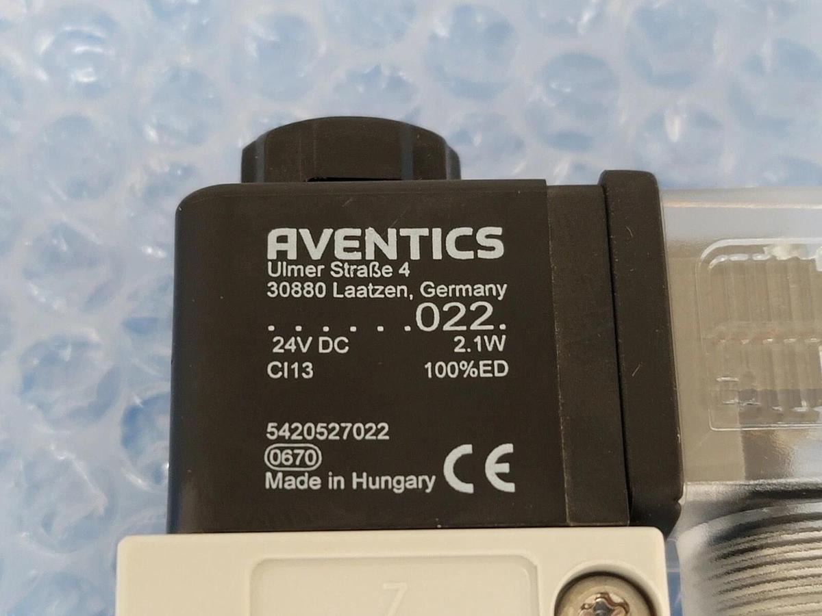 Used NIB BOSCH AVENTICS R432015619 740 VALVE 24V DC 2.1W COIL