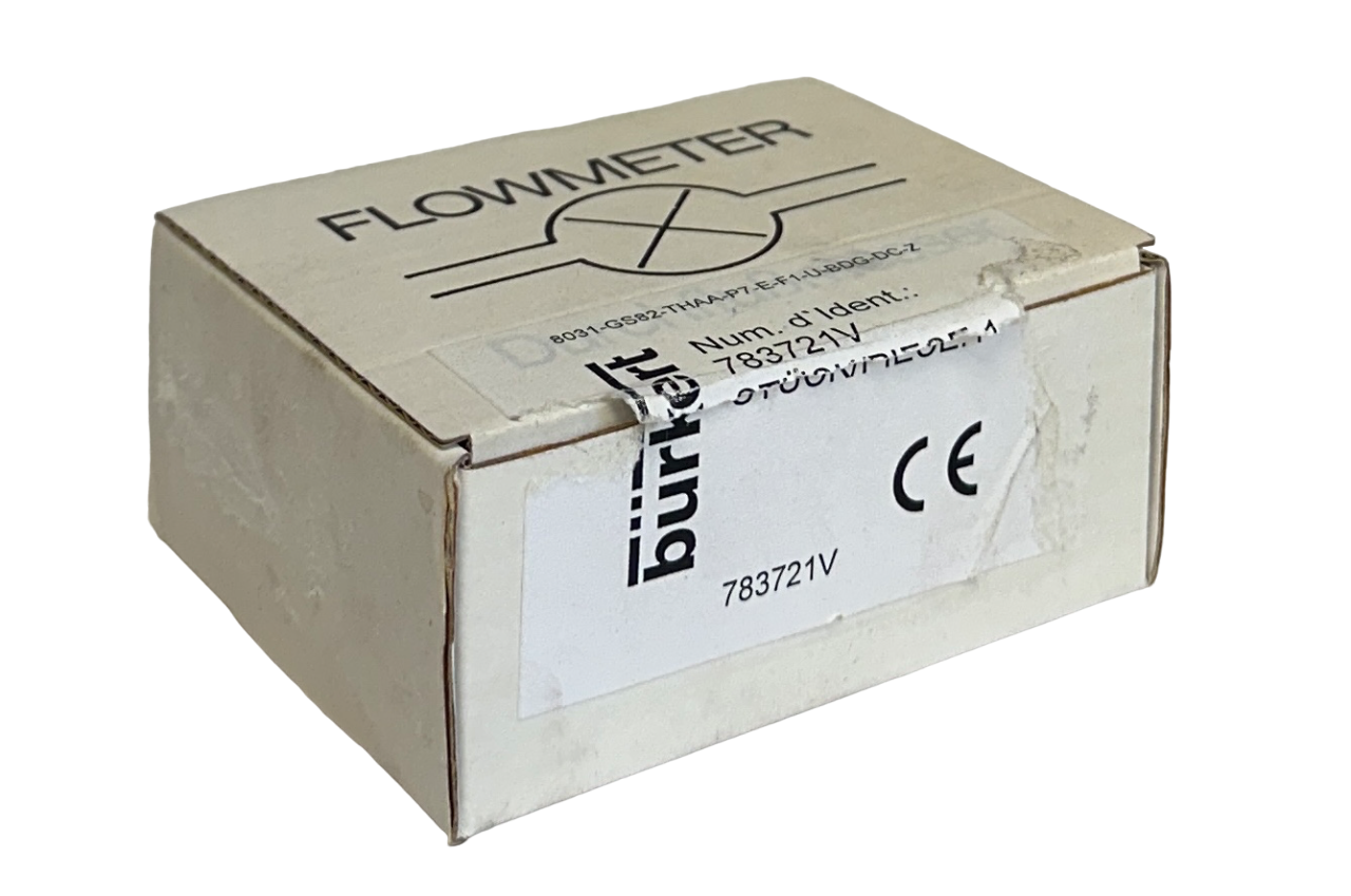 Used BURKERT 8031-GS82-THAA-P7-E-F1-U-BDG-DC-Z / 783721V TYPE 8031 FLOW SENSOR NSMP