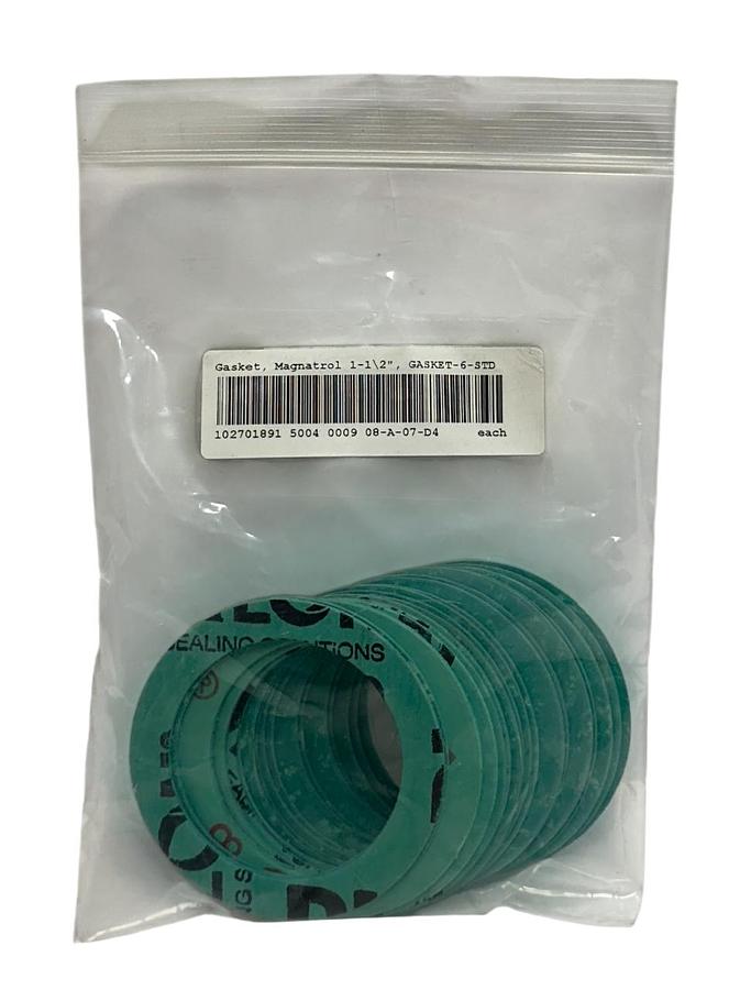Used 17 MAGNATROL GASKET-6-STD / GASKET6STD OEM STANDARD GASKETS 1-1/2'' GREEN NSNP