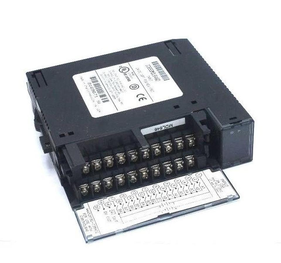 Used LOT OF 3 GE FANUC IC693MDL646D INPUT MODULES 24VDC, 16 PT POS/NEG FAST