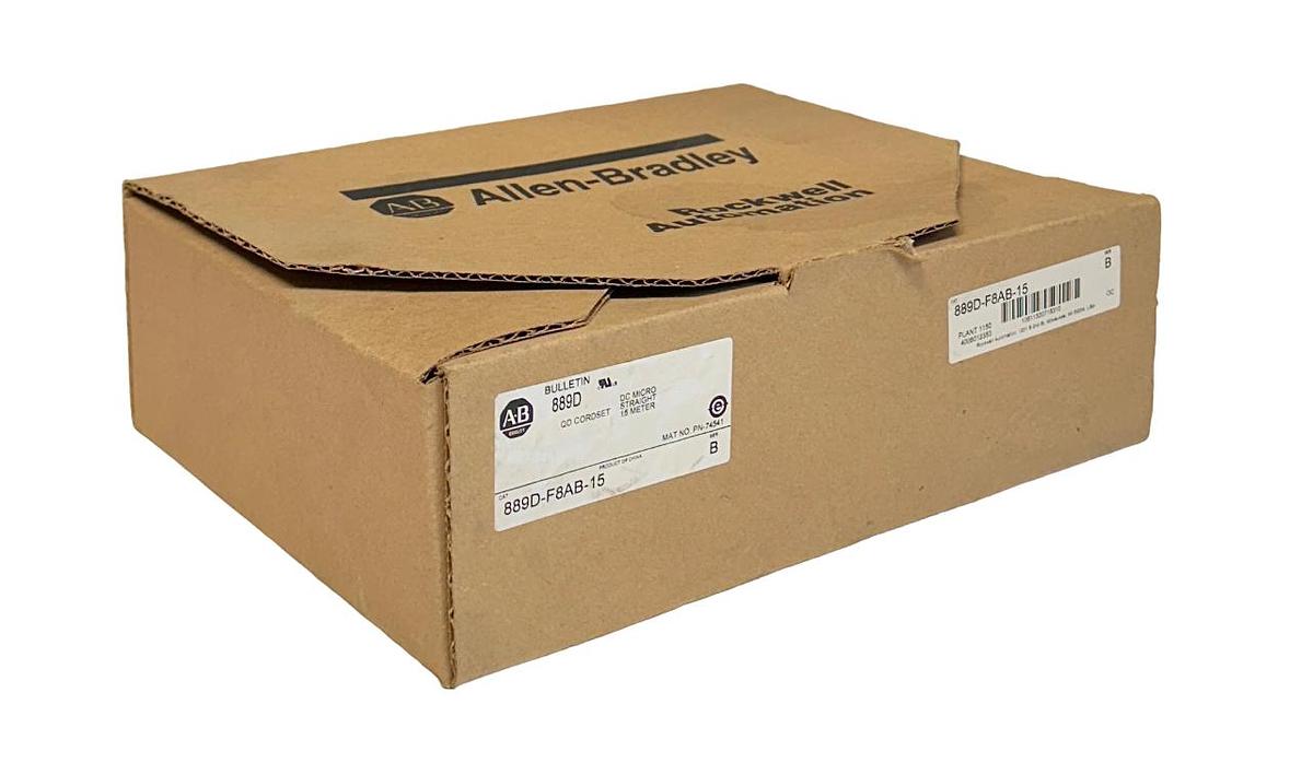 Used ALLEN BRADLEY 889D-F8AB-15 /B BULLETIN 889D QD CORDSET DC MICRO 15M NSMP