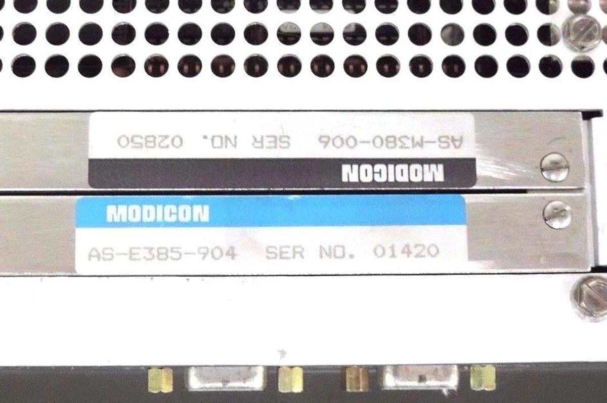 Used MODICON PC-0984-385 CONTROLLER 120/220V, 50/60HZ, .5/.25A, AS-97770-000