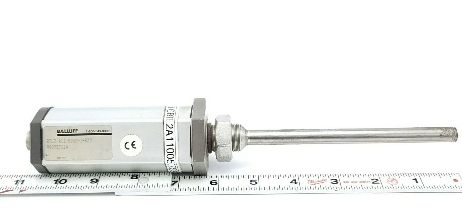 Used BALLUFF BTL2-A11-0050-Z-S32 LINEAR TRANSDUCER MICROPULSE 990737114