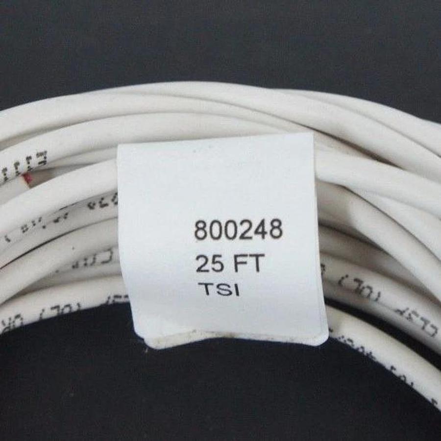 LOT OF 2 NEW GENERIC 800248 WHITE CABLES 22 AWG, 6 CONDUCTOR, 25'