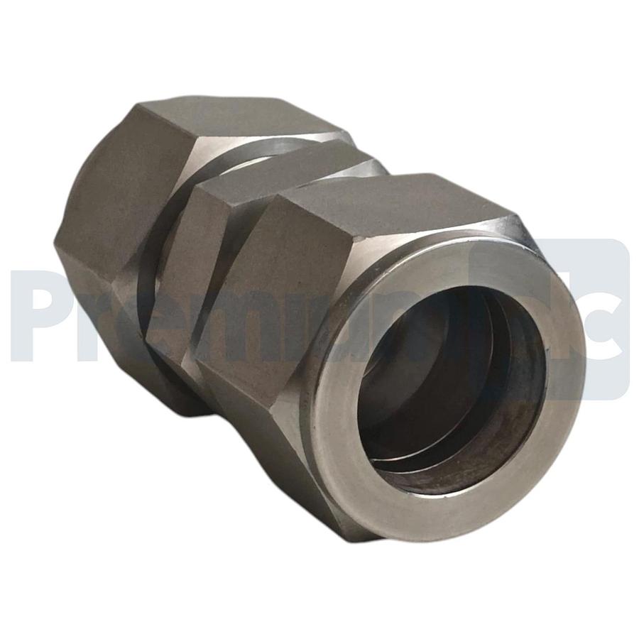 Swagelok SS-2400-6 Stainless Steel Tube Fitting Union 1-1/2" Tube OD NSNP
